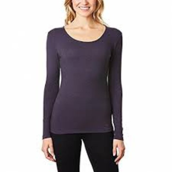 32 Degrees Heat Scoop Neck Long Sleeve Tee - Picture 1 of 5